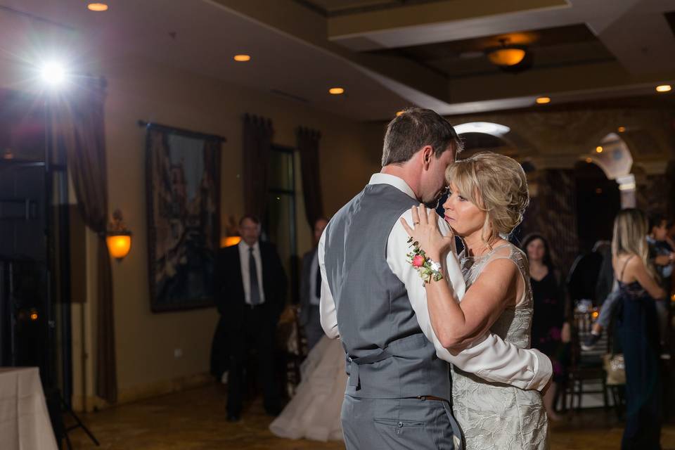 Married couple dance