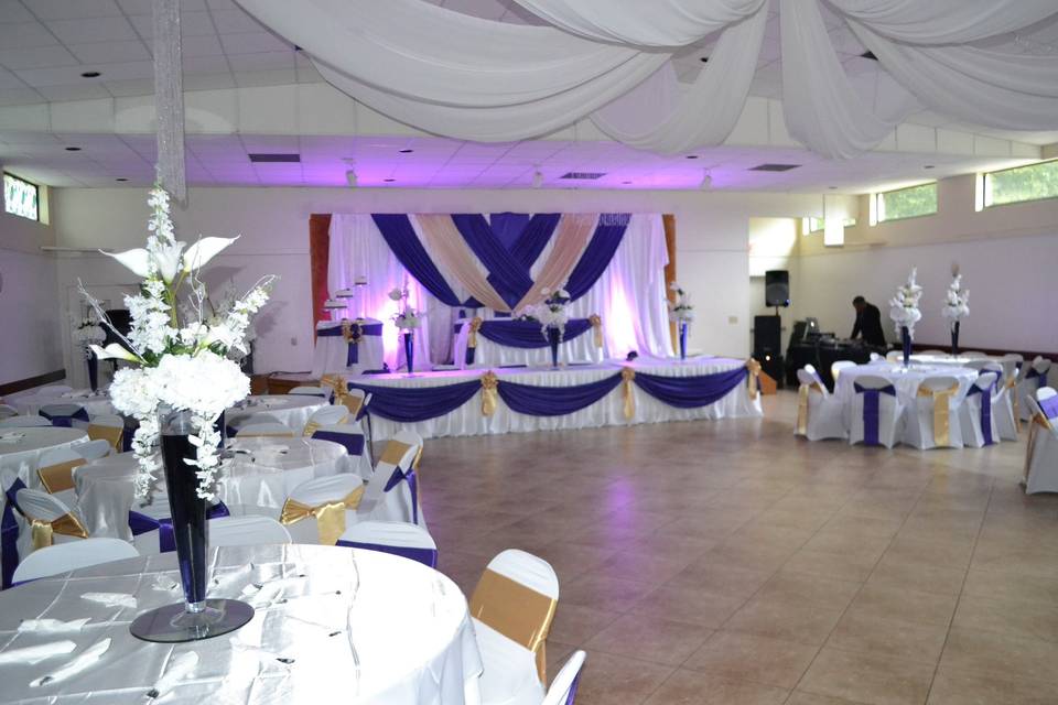 Wedding reception