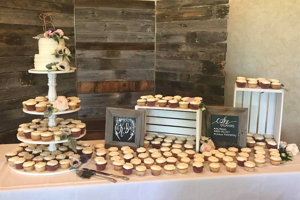 Wedding dessert table