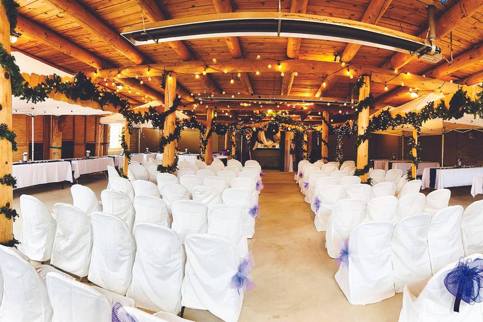 Wedding aisle to alter