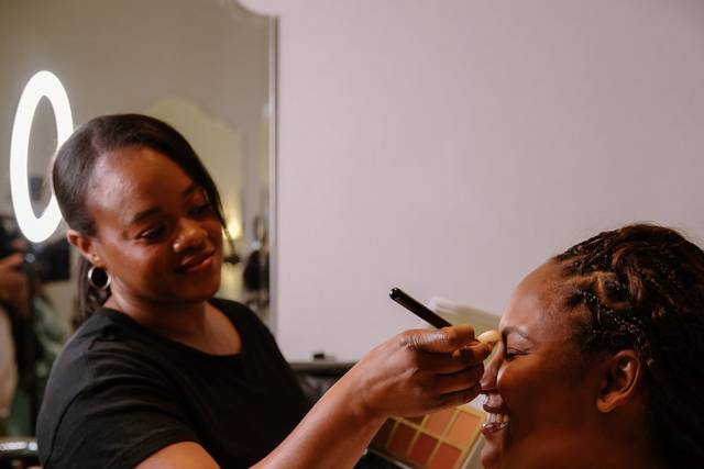 Bride and MUA
