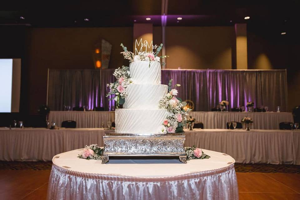 Custom Created Wedding Cake