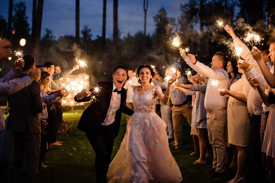 Sparkly exit