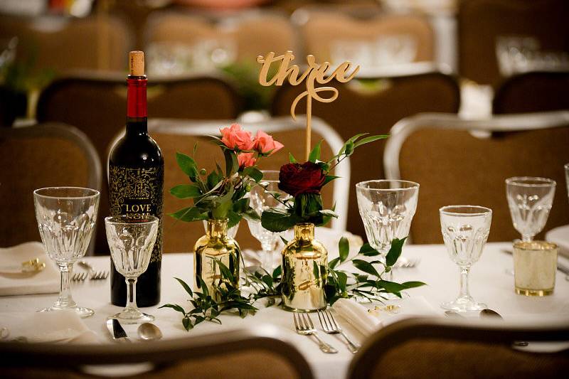 Table setup | Photo by: Digital Galleria Designs