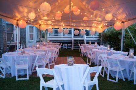 wedding reception with Chinese lanterns, 36