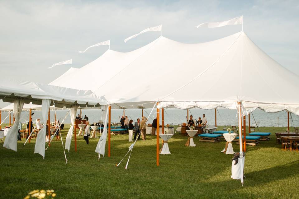 Lighted tents