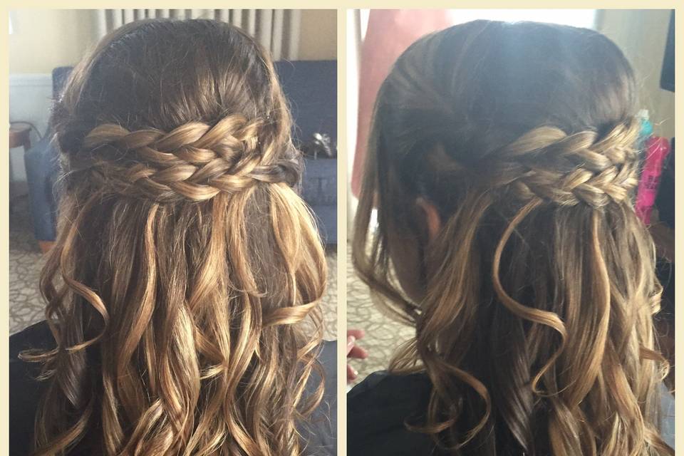 Braid and curls details