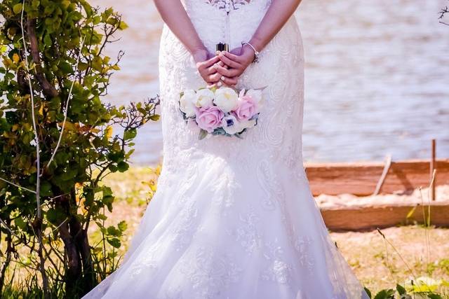 Bride with updo