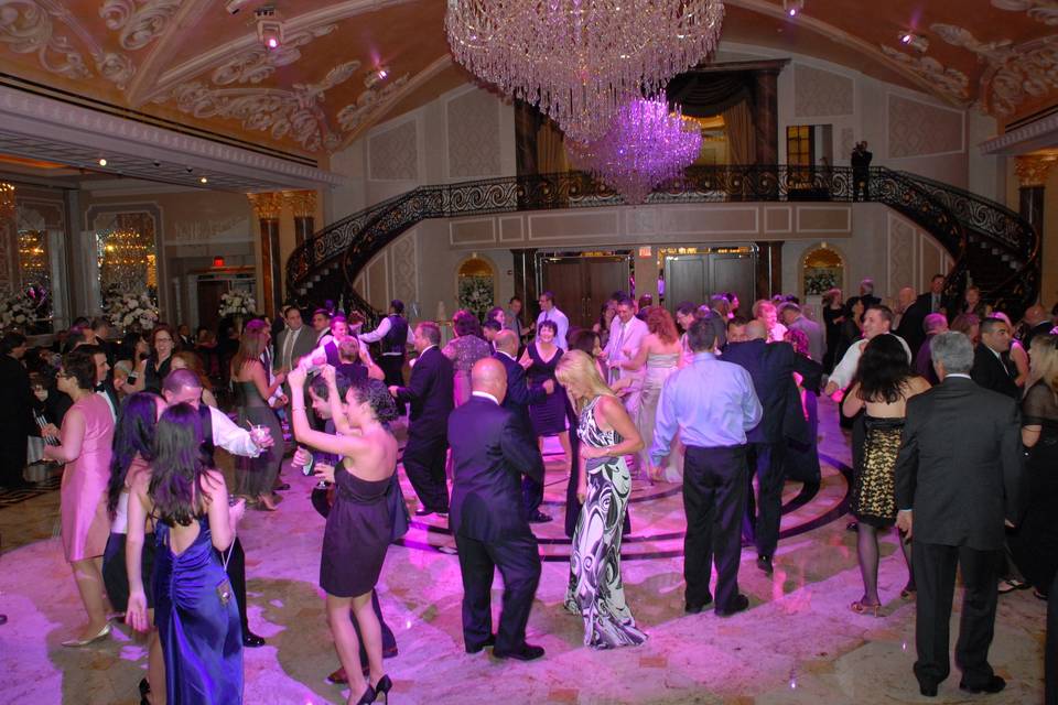 Guests dancing on the dance floor