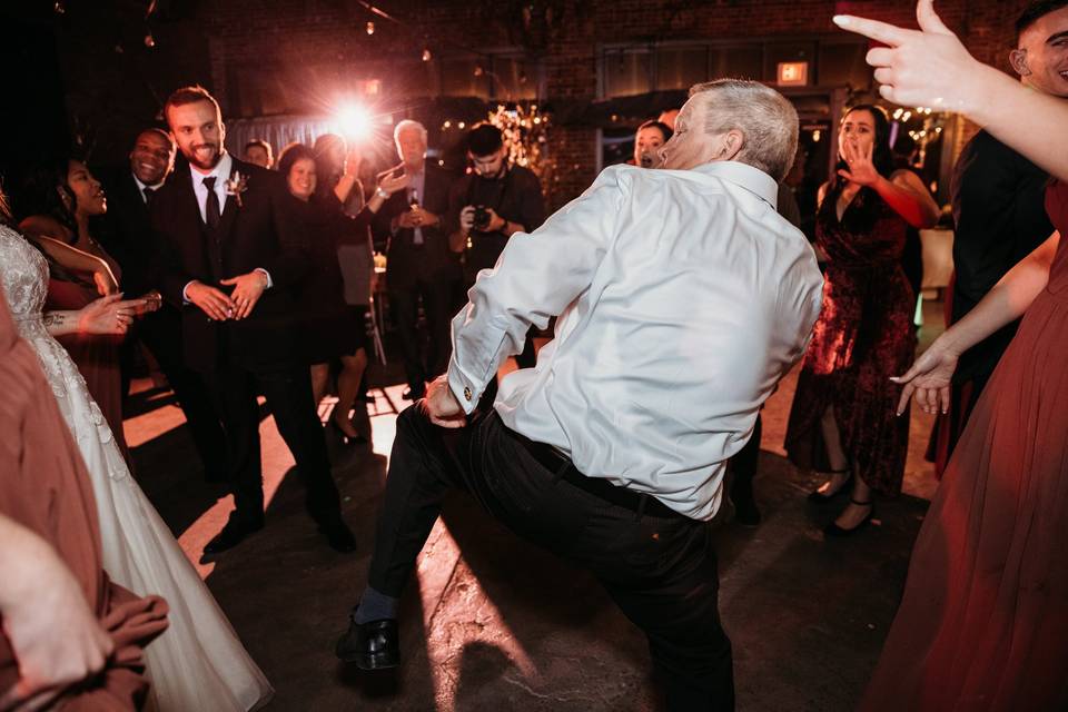 Moving on the dance floor