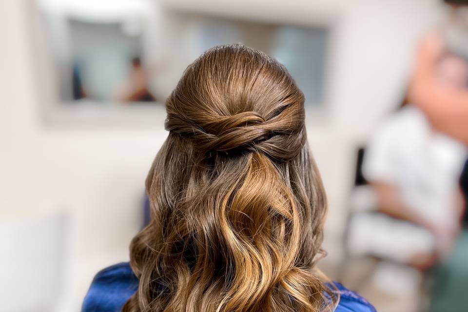 Half Up Half Down Style