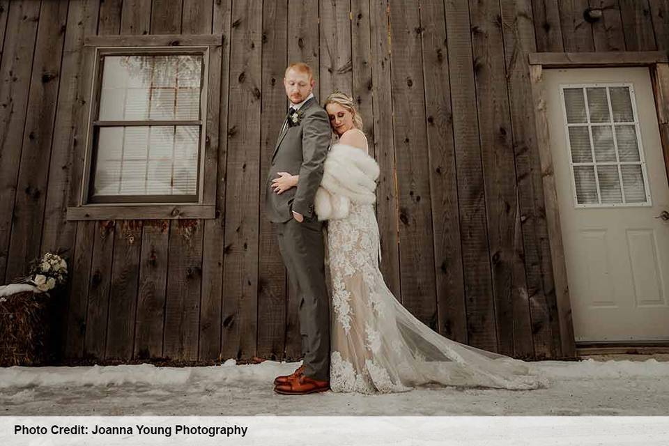 Heated Winter Barn Weddings