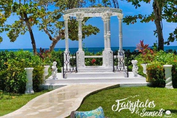 Wedding Gazebo in Jamaica!