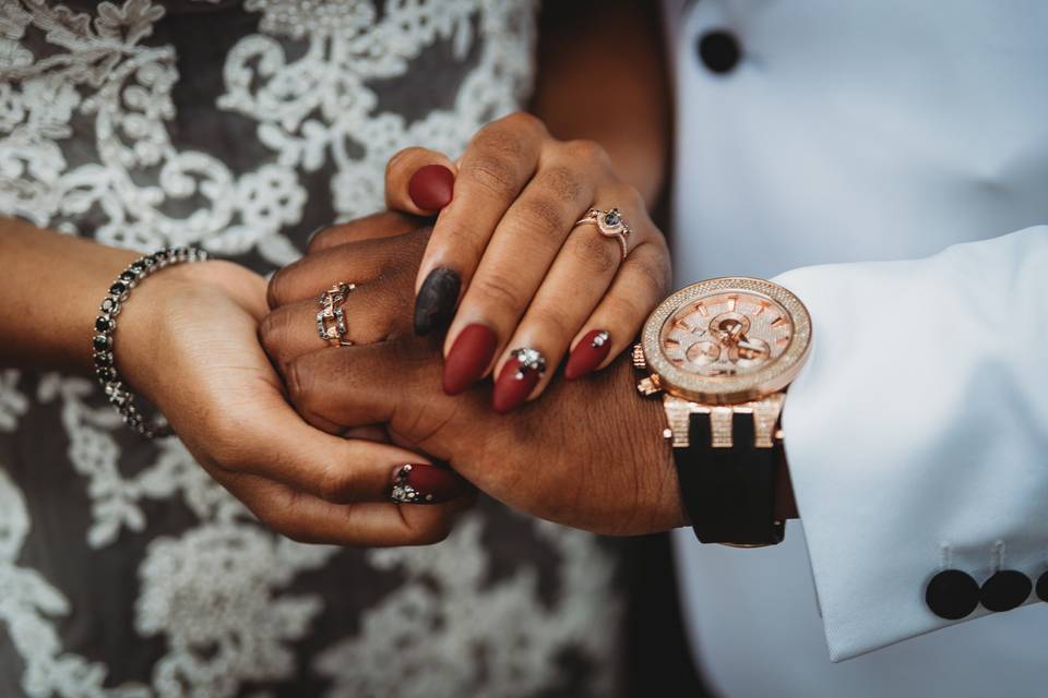 Details of rings and jewlery