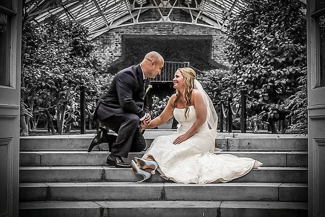 Bridal couple portrait