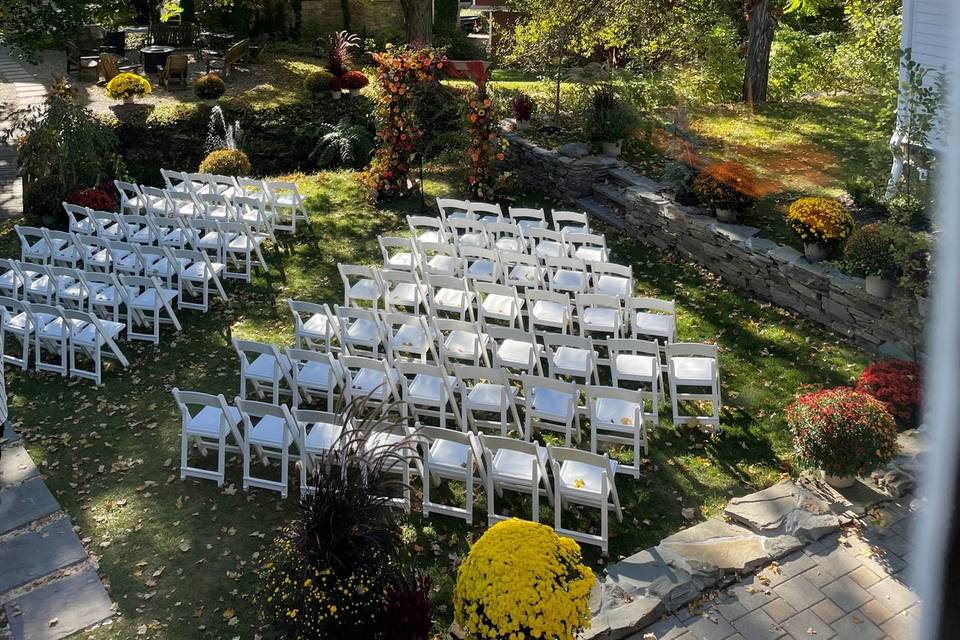 Ceremony setup 2