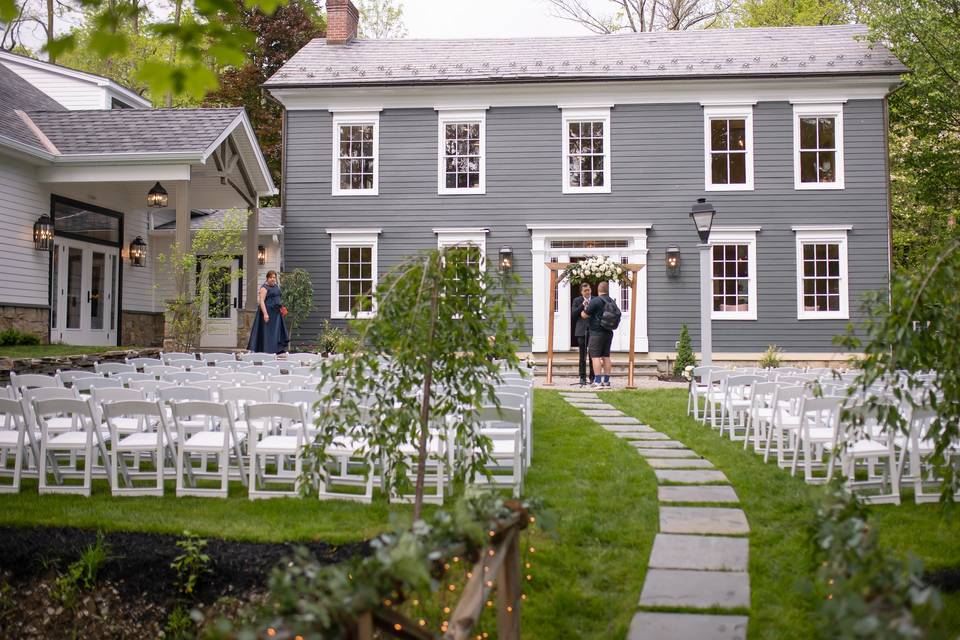 Ceremony setup