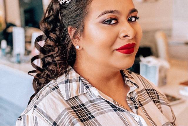 Glam and hair