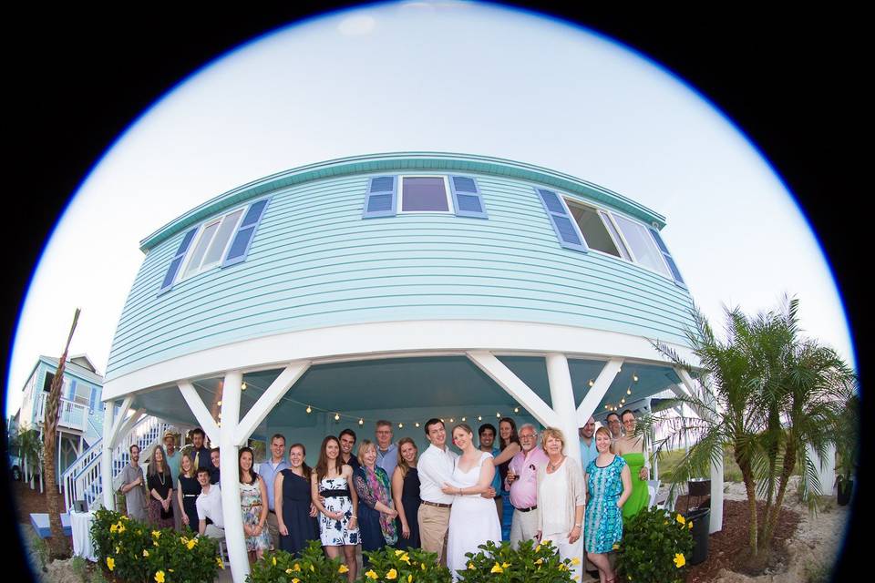 Bayfront Marin House Inn Beachcomber CottagesVilano Beach, Florida(Emily & Sebastian)