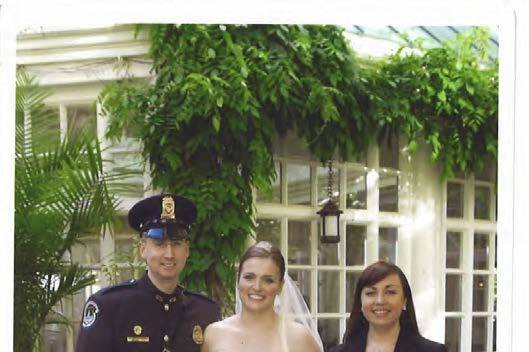 An officer & a bride