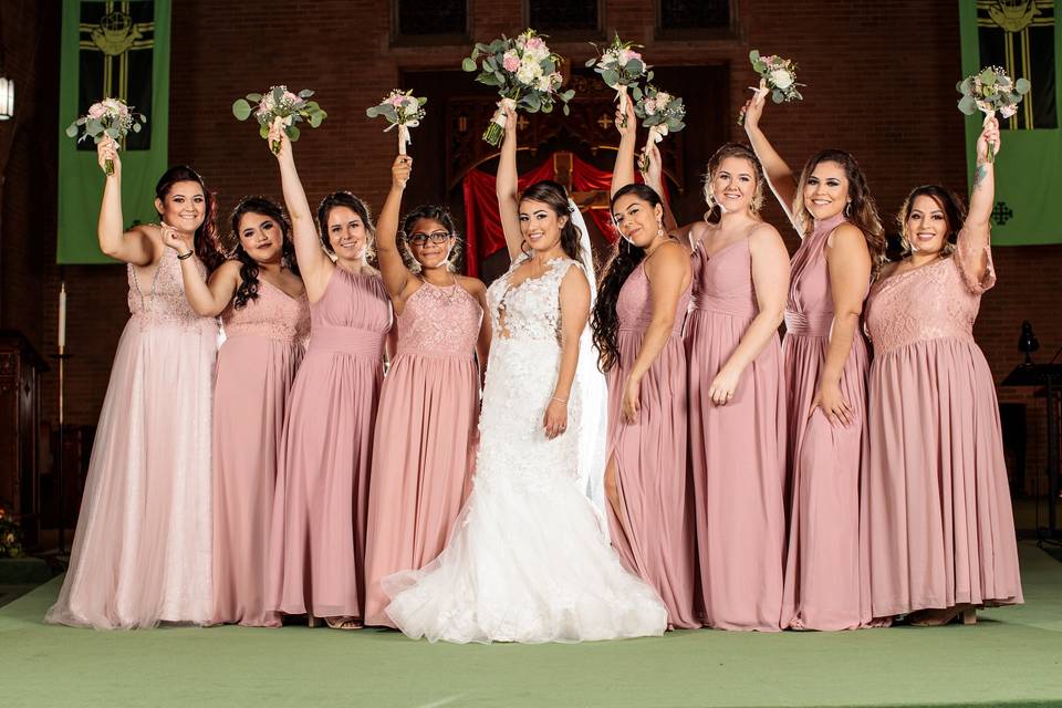 The bridesmaids!