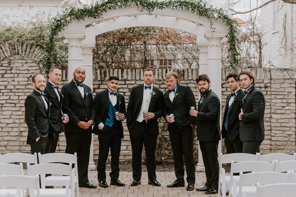 Vogue groomsmen