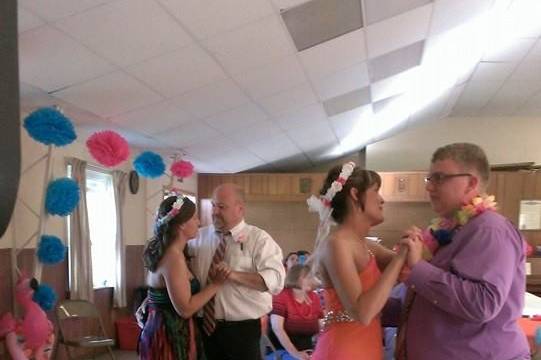 Wedding dance party