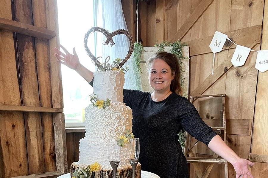 Candi and her Cake