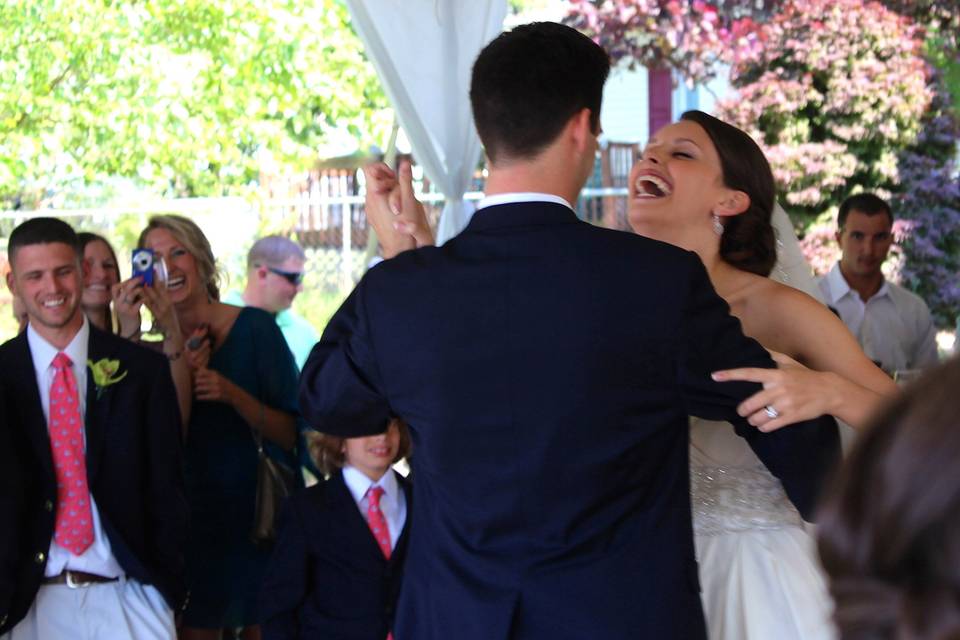 Couple dancing