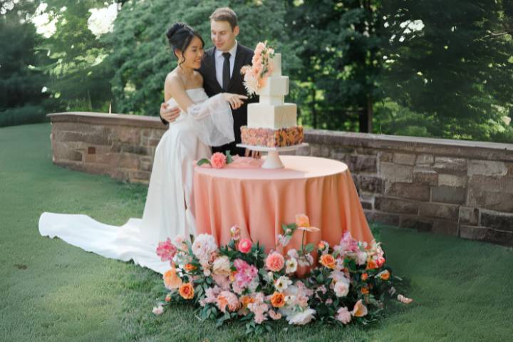 Peach Garden Florals