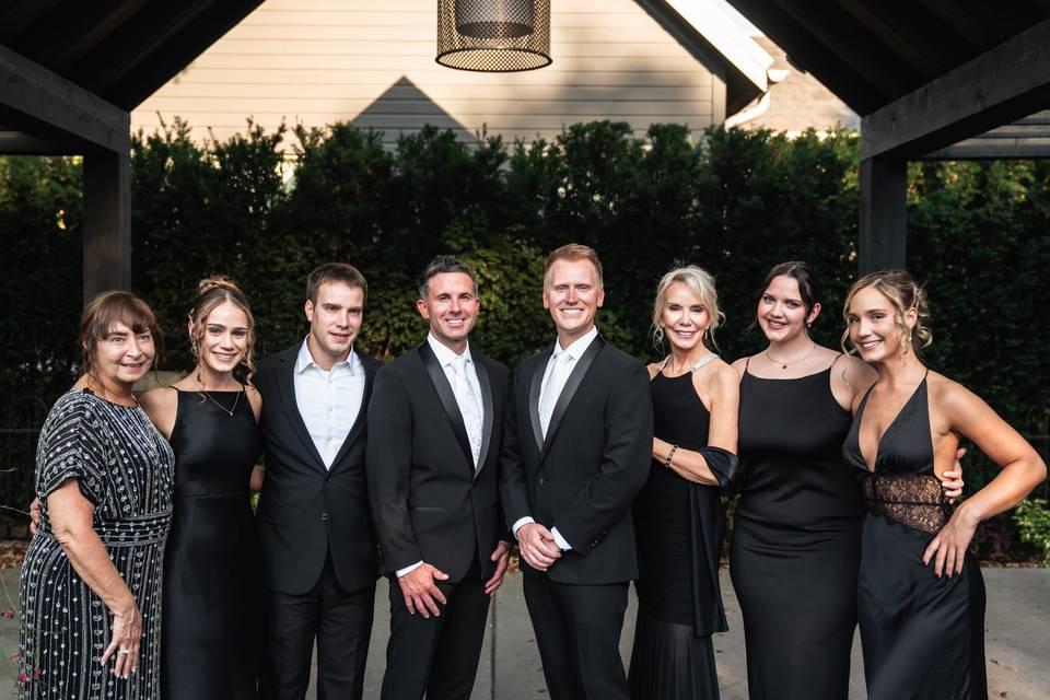 Wedding party photos