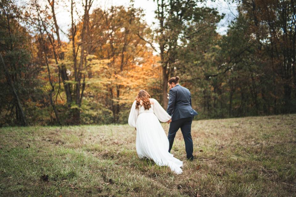 Weddings in nature.