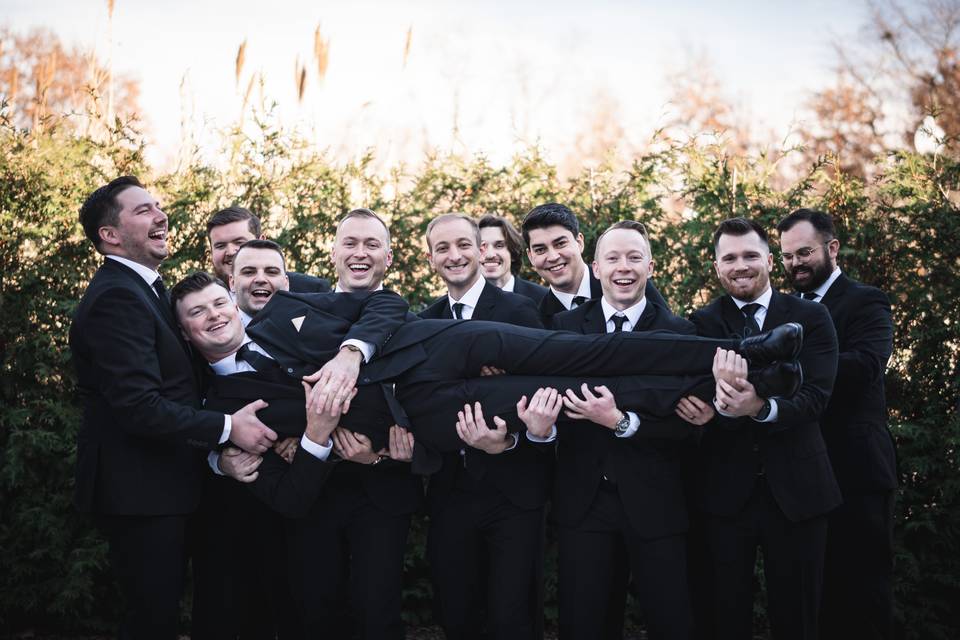 Wedding party photos