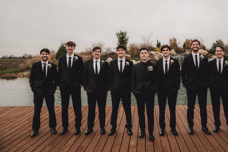 Wedding party photos