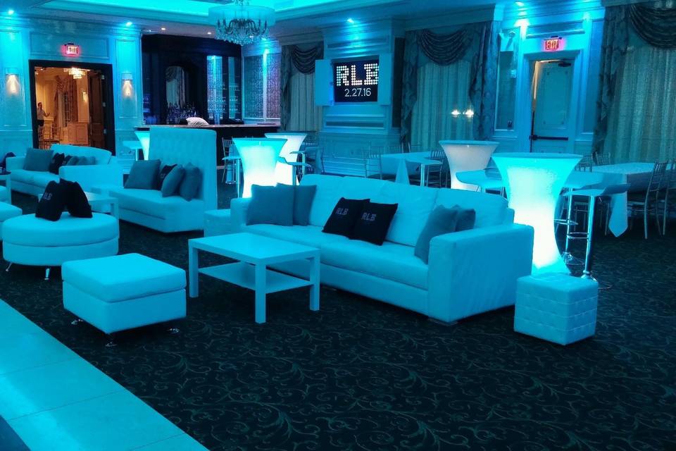 Custom Dance FloorLounge Furniture and Decor