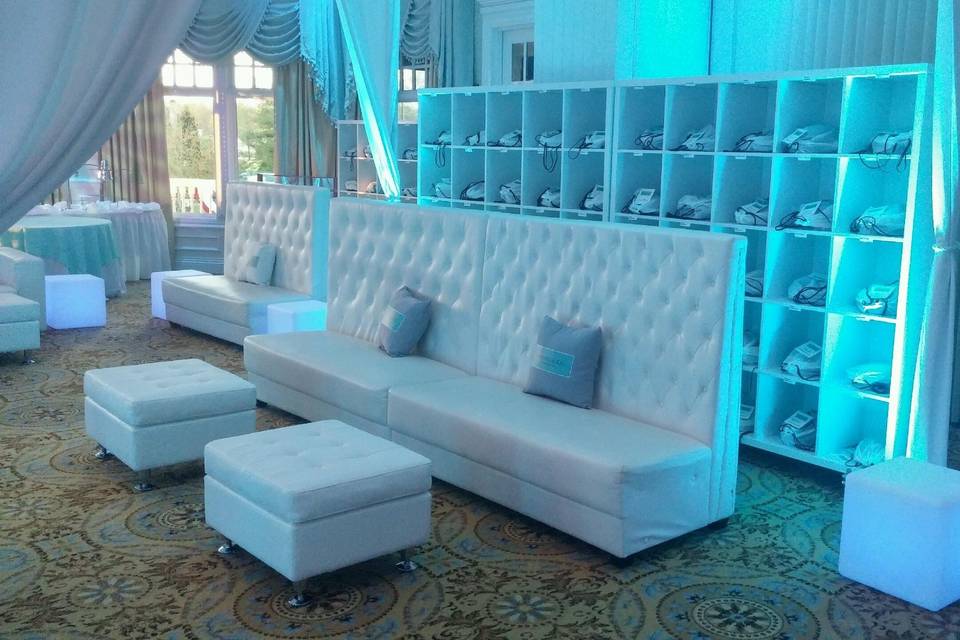 Lounge FurnitureLED light-up cubes