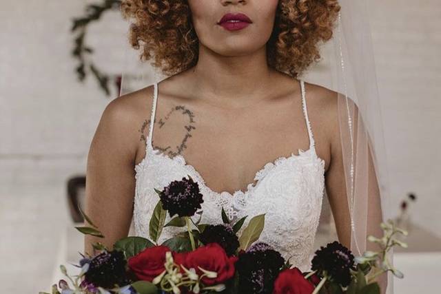 Wand curls on natural hair