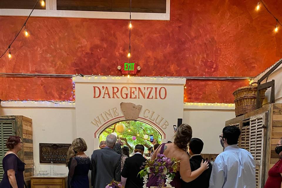 D'Argenzio Winery Weddings