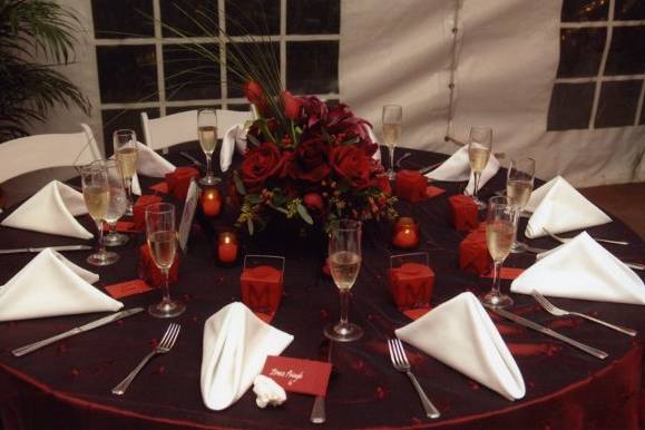 Red Guest Table.