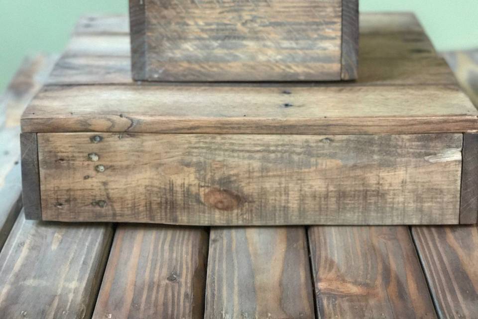 Vintage wooden boxes
