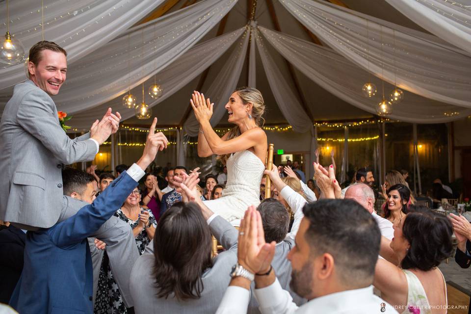 Happy couple dancing