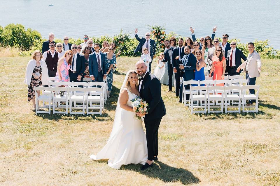 Just married on Block Island