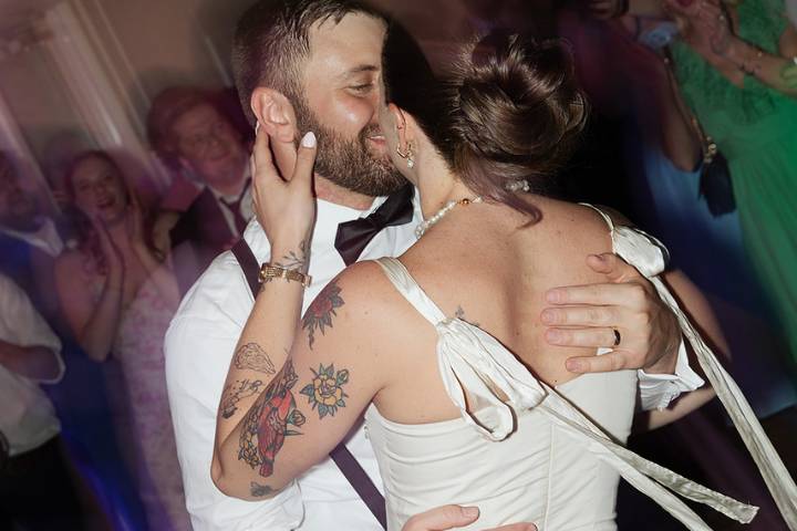 Newlyweds in love