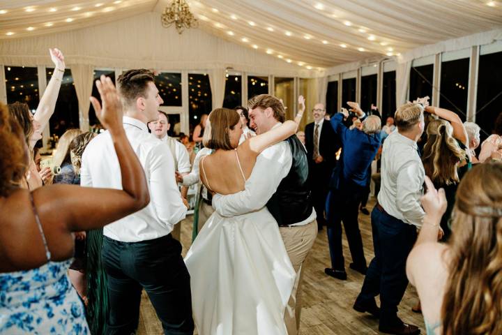 Newlyweds in love