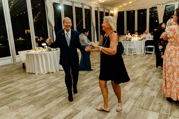 Parents on the dance floor
