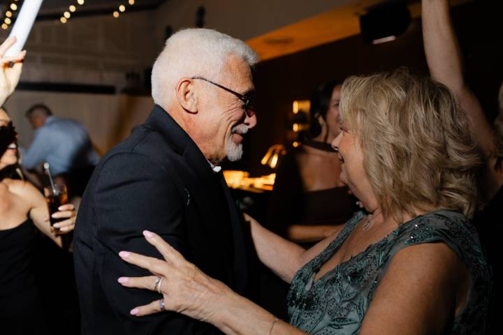 Parents dancing