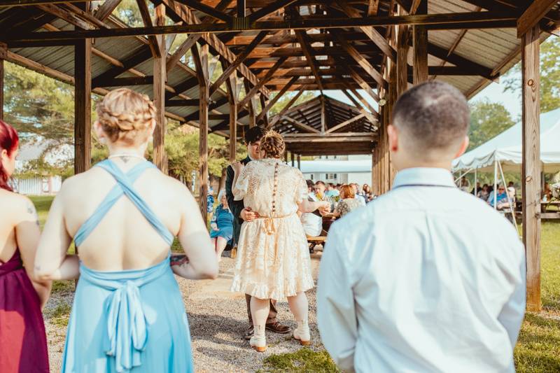 First dance at reception