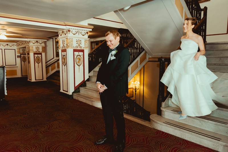 First look historic stairway