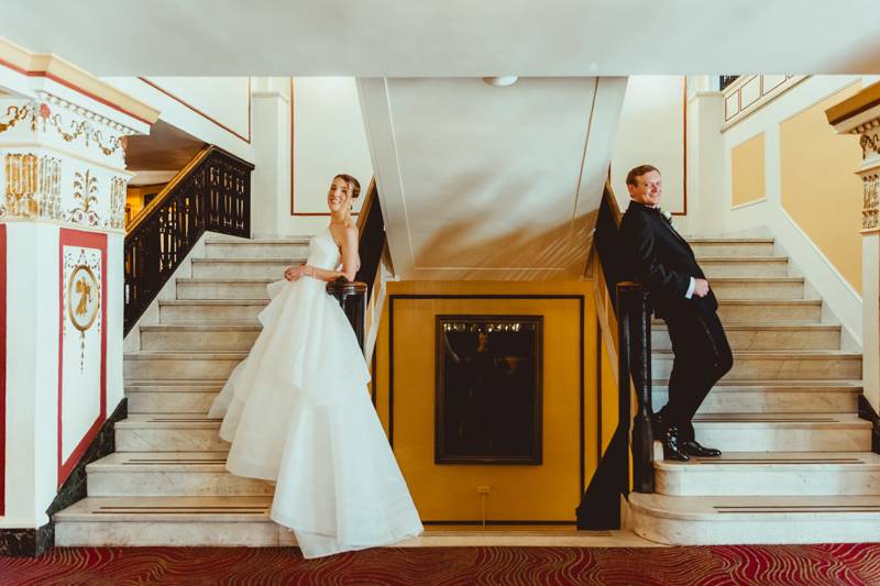 Historic Hotel Couple Portrait