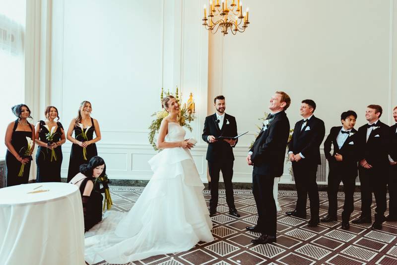 Ceremony Laughing Moment